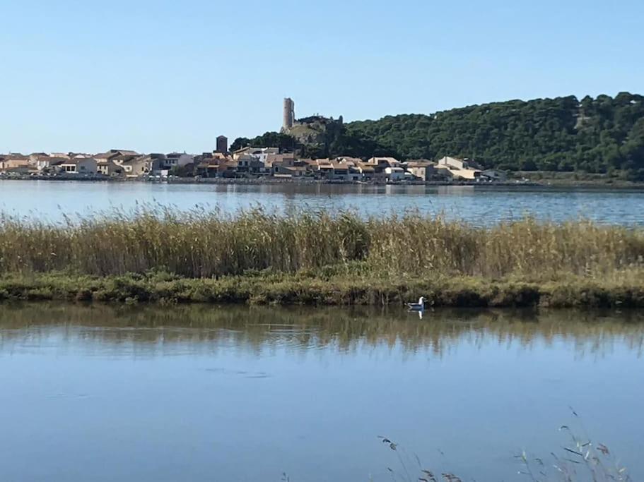 Maison Chalet 200 M De La Plage Climatisation Et Wifi Gruissan Bagian luar foto
