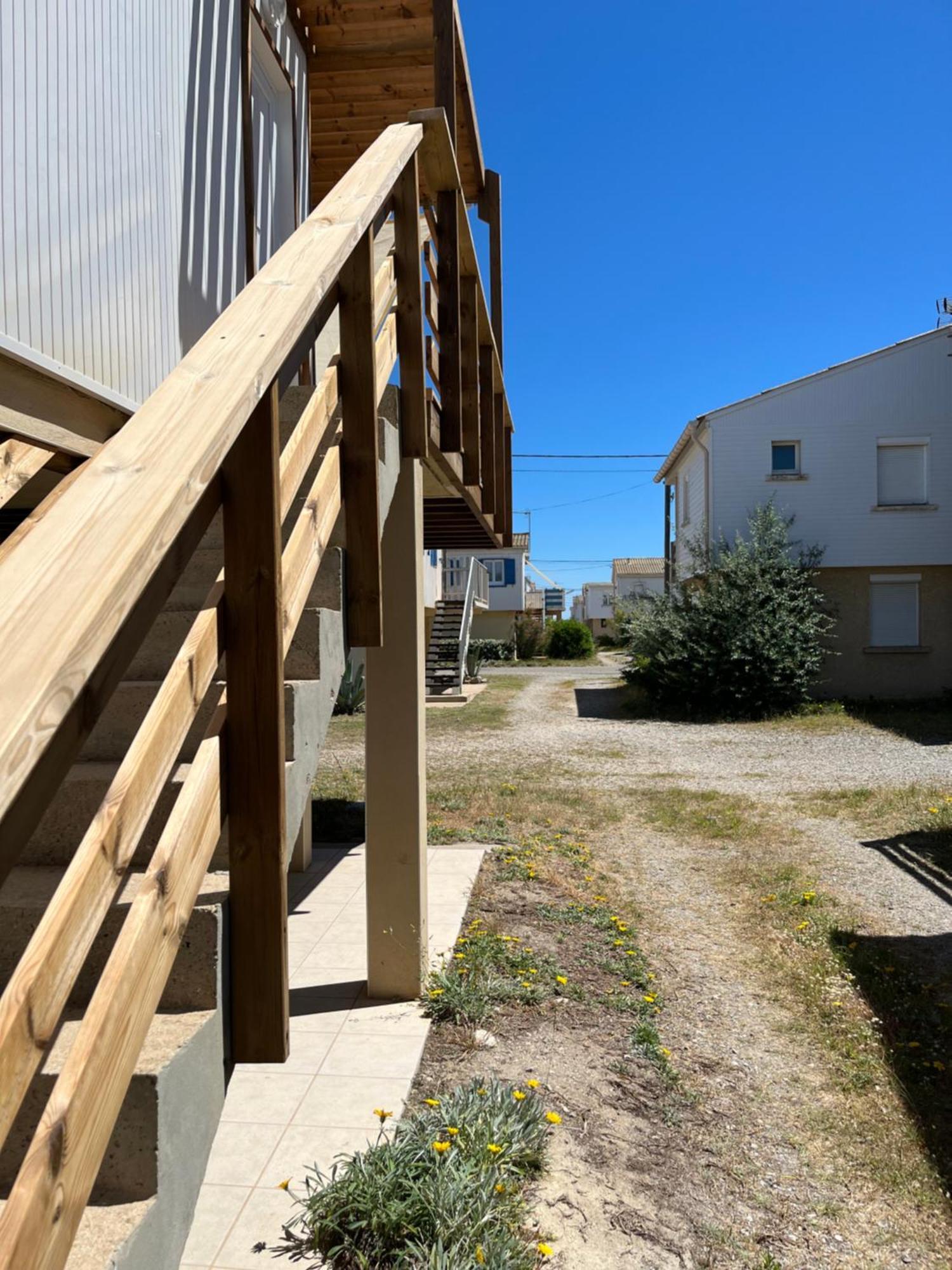 Maison Chalet 200 M De La Plage Climatisation Et Wifi Gruissan Bagian luar foto